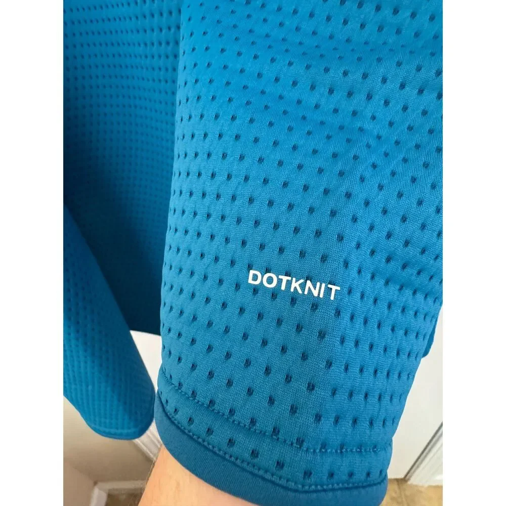 North Face Men's Dotknit Thermal 1/4 Zip Dusk Blue XL NWT Flash Dry Insulate